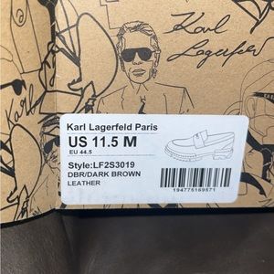 Karl lagerfeld Paris leather loafers